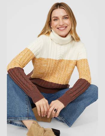 Cotton Traders Fair Isle Turtleneck Jumper