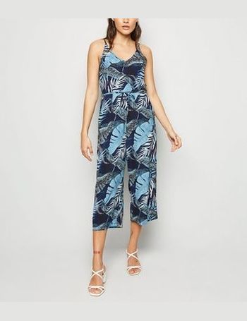 AX PARIS RED FLORAL CULOTTE JUMPSUIT