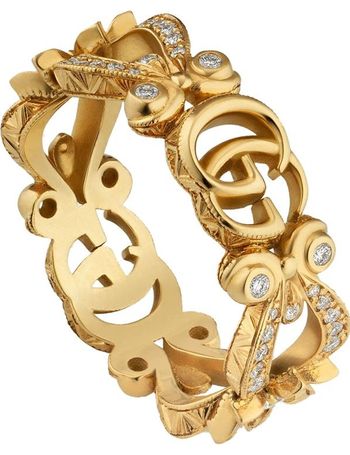 gucci women's gold rings