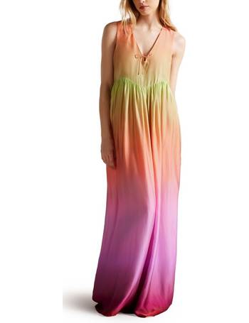 ted baker valetia elegance pleated maxi dress