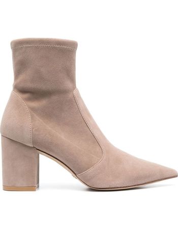 Stuart Weitzman pointed-toe 75mm Suede Pumps - Farfetch