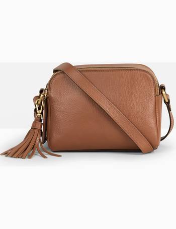 hush Bags  Riley Raffia Crossbody Bag Brown - Womens - Conselhodemulher