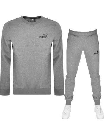 puma tracksuit grey