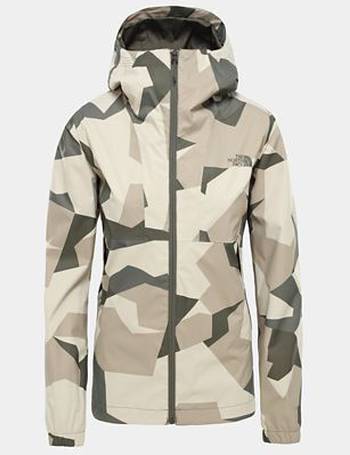 north face women's camo rain jacket