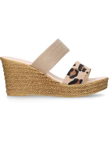 carvela comfort gold sandals