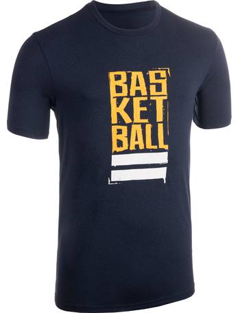 Men Basketball Tshirt TS500 Black Ball