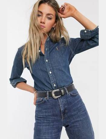 ralph lauren denim shirt women's