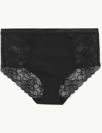 Body™ Lace Sparkle Midi Knickers, M&S Collection