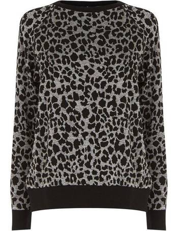 warehouse leopard sweatshirt