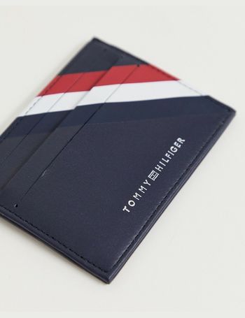 tommy hilfiger selvedge embossed wallet