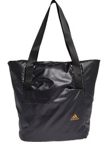 adidas Training 3 bar logo nylon tote bag in rust