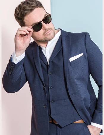 onesix5ive blue check suit