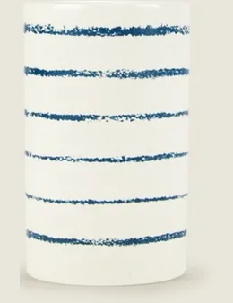 Navy Nautical Stripe Tumbler from George at ASDA