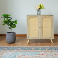 ABRIHOME Rattan Sideboard