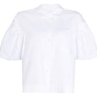 Simone Rocha Women's White Puff Sleeve Shirts
