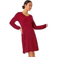 Debenhams Roman Originals Women's Red Floral Dresses