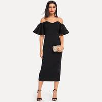 SHEIN Midi Dresses With Sleeves for Women