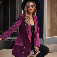 SHEIN Women's Purple Suits