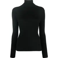 P.A.R.O.S.H. Women's Black Roll Neck Jumpers