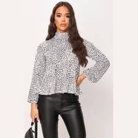 I Saw It First Women's High Neck Blouses