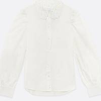 New Look Women's White Lace Shirts