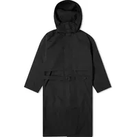 END. Men's Black Trench Coats