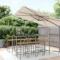 Walplus Wooden Garden Furniture Sets