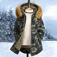 SHEIN Girl's Parka Jackets