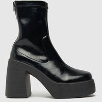 Schuh Women's Black Platform Boots