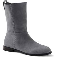 Land's End Women's Grey Suede Boots