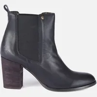 Barbour Women's Black Leather Boots