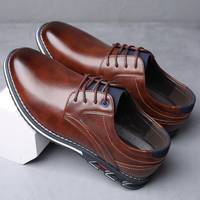 SHEIN Men's Brown Oxford Shoes