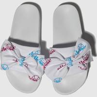 ellesse black filippo bow sandals