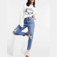 ASOS Women's Blue Ripped Jeans