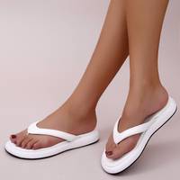 SHEIN Women's White Flip Flops