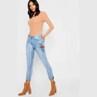 Boohoo Embroidered Jeans for Women