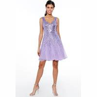 Goddiva Women's Purple Dresses