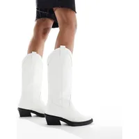 ASOS DESIGN Women's White Knee High Boots