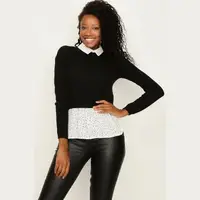 Select Fashion Women's Cropped Knitted Jumpers