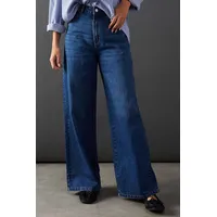 NASTY GAL Women's High Waisted Wide Leg Jeans