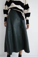 Warehouse Women's Leather Midi Skirts