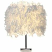 BEARSU Feather Table Lamps