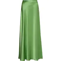 Wolf & Badger Women's Green Satin Skirts
