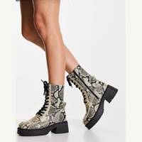 ASOS Women's Leather Lace Up Boots