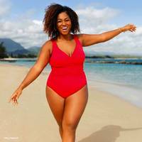 Land's End Women's Red Swimsuits