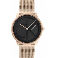 Calvin Klein Black And Rose Gold Mens Watches