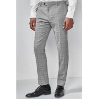 Next Men's Grey Suit Trousers