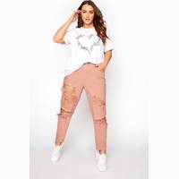 YOURS FOR GOOD Plus Size Ripped Jeans