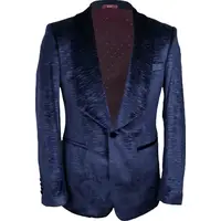 David Wej Men's Velvet Blazers