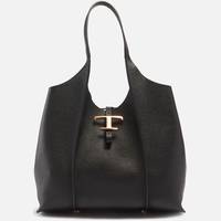 TODS Women's Black Leather Tote Bags